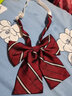 GLO-STORY领花女 学院风银行职业空姐酒店工作服免打蝴蝶结JK水手服领结 实拍图