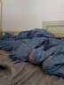 半夏微凉被子被芯四件套枕芯被褥全套秋冬被学生宿舍单双人床上用品一整套 可可蓝灰 单人宿舍被芯1.5*2m/4斤 七件套 实拍图
