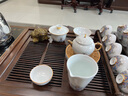 容山堂白瓷金丝珐琅彩陶瓷茶壶茶杯茶叶罐彩绘功夫茶具套装 实拍图