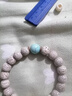 石传百世原矿绿松石单珠散珠隔桶珠圆珠手链配件饰品DIY 单颗珠径11-12mm 实拍图