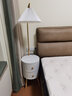 朵斯（DUOSI）落地灯客厅卧室床头柜灯手机无线充电实木茶几抽屉北欧轻奢立式灯 白色款-无手机充电功能 三色光 实拍图