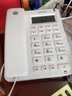 摩托罗拉（Motorola） CT210C有绳板机 免电池 桌墙两用 简约时尚 固话家用办公商务电话机座机 CT210白色 实拍图