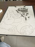 老人头素描纸铅画纸大白纸美术艺考生专用画画纸速写纸铅画纸水粉纸色彩纸 8k 黄色【160g素描纸】（2袋40张） 实拍图