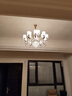 普亿照明（PUYI） 欧式吊灯客厅吊灯简欧后现代创意卧室餐厅灯轻奢水晶灯别墅套餐 套餐6：三室两厅（全光谱） 三色变光led灯泡 实拍图