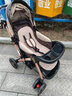 呵护故事婴儿推车0-5岁大空间可折叠宝宝双向推行可坐可躺儿童手推车溜娃 至尊-卡其-双向/可折叠/橡胶后轮 实拍图
