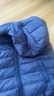 ASK JUNIOR【90白鸭绒】男童羽绒服2025冬休闲连帽羽绒马甲 藏青色 160 实拍图