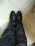 YDL.LAORT新款秋冬款青年 男靴韩版英伦高帮马丁靴男士中筒靴尖头皮靴子 鞋 冬款(加毛)标准版 39 实拍图
