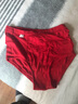 宜而爽（3条装）男士内裤纯棉三角裤大码高腰男棉柔透气打底 CL803N-3 大红三条装 3条 L 170/95 实拍图