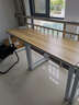 歆印长条桌窄桌实木制靠墙客厅长方形小长桌子简约现代卧室学习电脑桌 长100cm宽60cm高75cm 实拍图