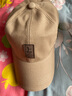 艾罗帝朗 帽子男女士春夏季棉质棒球帽秋冬韩版运动太阳帽鸭舌帽防晒遮阳帽 咖标深米色 可调节 实拍图