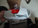 李宁拖鞋运动拖鞋男沙滩鞋夏季新款韦德之道轻便魔术贴运动凉拖鞋子 标准白 45 实拍图