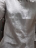 奈加图纯棉职业衬衫女2023夏新款韩版衬衣百搭时尚小衫白色短袖上衣 白色 L 建议105-115斤 晒单实拍图