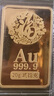 天鑫洋 黄金足金Au9999金条 素竹