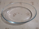 菲内克斯钢化玻璃家用烤盘椭圆形蒸鱼盘子菜碟蛋糕烘焙盘 适用微波炉 2.0L椭圆烤盘 实拍图