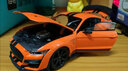 美驰图 1:18 2020款 福特野马GT500谢尔比眼镜蛇合金汽车模型车模 收藏 橙色 实拍图