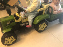 红思达儿童电动车拖拉机玩具车可坐人四轮遥控车小孩玩具汽车儿童节礼物 遥控版绿色【大电瓶+早教+刹车】 实拍图