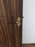 固特（GUTE）门锁室内静音卧室房门锁新中式木纹门把手通用型分体锁 亮金色5895(3片子母合页+门吸) 实拍图