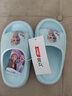 迪士尼爱莎公主女童拖鞋夏季儿童凉拖鞋家居防滑软底浴室宝宝凉拖 F1362浅蓝 16.5 cm 170 实拍图