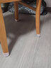 微光树椅子脚套硅胶静音防滑餐桌小椅子脚垫腿套方口圆形保护套实木凳子 透明色 大号12个 实拍图