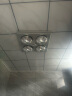 德力西（DELIXI）浴霸灯暖照明换气一体 卫生间取暖器 灯泡275W防爆 【传统吊顶】300*300 实拍图