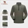 骆驼（CAMEL）户外抓绒衣摇粒绒打底卫衣保暖冲锋衣内胆 AA32263654 焦橄榄 2XL 实拍图