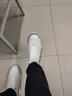 舒乐高鞋子男鞋内增高6cm板鞋小白鞋百搭休闲鞋男款运动鞋 增高8CM黑色白底 42 实拍图