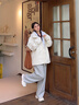 Calvin KleinJeans【户外防风防水】三合一内胆登山徒步冲锋夹克外套J400483 YBI-牛乳白 S 实拍图