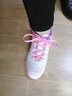 亿步仑（YIBULUN）女子粉色足球鞋儿童碎钉球鞋女TF中小学生足球训练鞋运动鞋女钉鞋 0999白粉碎丁 38 实拍图