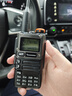 泉盛UV-K6大功率对讲机5W一键对频航空段接收手台车载调频户外登山自驾游中文菜单多段双待无线电对讲 黑色K6标配+导管耳机 实拍图