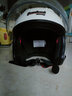 坦克摩托车头盔3C四分之三盔T536四季防风B.Duck电动车安全帽男女 纯净白色【经典】【茶色镜片+透明镜片】 XL（建议头围58-60cm） 实拍图