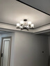 雷士（NVC）吊灯客厅灯轻奢美式吊灯大气创意灯具客厅套餐厅灯饰简约现代北欧 【达拉斯6头】带防尘盖+7W光源 实拍图