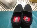 斯凯奇（Skechers）商务休闲皮鞋男一脚蹬工作鞋舒适低帮休闲鞋流行正装鞋 77157 黑色/BLK 39.5 实拍图