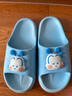巴布豆（BOBDOG）儿童拖鞋男女童宝宝软底居家室内外夏季凉拖鞋 浅兰 220码 实拍图
