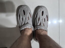 海澜之家（HLA）洞洞鞋男舒适百搭凉拖两用休闲舒适轻便鞋子HAALXM2DBK139 黑色45 实拍图