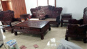 木恒盛红木家具印尼黑酸枝（学名：阔叶黄檀）至尊沙发实木沙发组合客厅家具 123组合7件套 实拍图