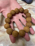 盘道 盘道 猴头核桃手串 原皮素珠猴头 文玩核桃手串男 1.8cm*13颗 实拍图