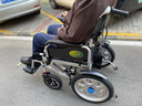 九圆 电动轮椅车 老人残疾人家用医用可折叠可调躺可带坐便智能全自动 1【国标-电磁刹车】低靠12A铅 跑30里 实拍图