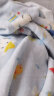 好孩子（gb）婴儿毛毯秋冬新生儿盖毯子法兰绒毯儿童小孩幼儿园盖被 丛林派对法兰绒毯蓝色*450G 实拍图