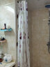 RIDDER 浴帘防水防霉浴室卫生间隔水帘洗澡淋浴德国进口沉浮花色180*200cm  实拍图