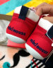 MIKIHOUSE学步鞋男女童鞋经典LOGO机能学步鞋婴幼儿宝宝运动鞋耐磨防滑 红色 内长13.5cm (适合脚长13cm) 实拍图