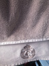 康尔馨浴巾星级酒店大毛巾纯棉成人加大加厚柔软吸水皇冠绣花洗澡巾男女 浅灰色 800g *150cm*80cm 实拍图
