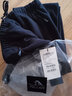 伯希和（Pelliot）抓绒裤男女秋防风保暖休闲长裤摇粒绒直筒户外运动卫裤 女曜石黑 XXL 实拍图