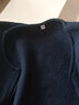 无印良品 MUJI 女式 针织抓绒 拉链开衫 W8AB231 深海军蓝 M 实拍图