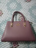 北狐正品包包女真皮2024新款中年大气手提包女士妈妈包牛皮大容量 612紫色 (真皮授权) 实拍图