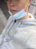 李宁（LI-NING）外套男女同款连帽卫衣春秋季新款情侣款上衣休闲针织开衫运动外套 浅花灰(常规款-口袋无拉链） M 实拍图