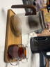 邦田（Bonston）玻璃内胆飘逸杯一键过滤泡茶壶家用办公茶水分离冲泡神器茶具套装 桃木磁旋款800ml 实拍图