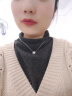老银匠s925银四叶草项链送女友情人节礼物简约潮个性女款吊坠素银锁骨链 双面四叶草 约40cm+4cm 含证书 实拍图