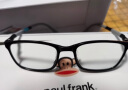 Paul Frank大嘴猴儿童防蓝光眼镜学生超轻近视框架无度数PF7082-C01黑灰色 实拍图
