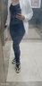 浪莎显高显瘦牛仔裤女士高腰春季紧身靴子长裤修身小脚裤弹力铅笔裤子 实拍图