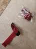 AQ护指篮球护指排球指关节护指绷带加压加长护手指套装备运动护具 B30925红色花纹 加压款 S/M指围5.7-6.8cm 单只 实拍图